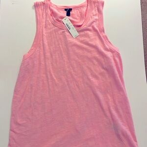 J Crew women’s L light pink tank top